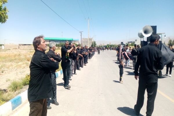 برگزاری مراسم گرامیداشت تاسوعای حسینی در شهر تیتکانلو 