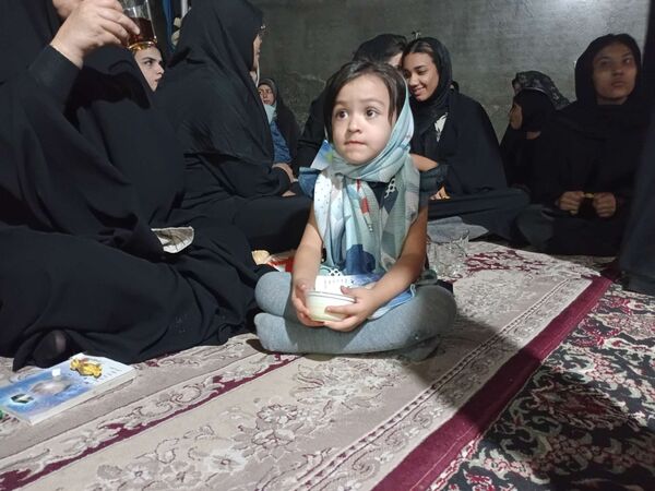 عزاداری بانوان روستای نقاب در ایام محرم