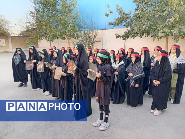 عزاداری دختران ورزشکاران شهر جعفریه به‌مناسبت شهادت حضرت فاطمه زهرا(س) 