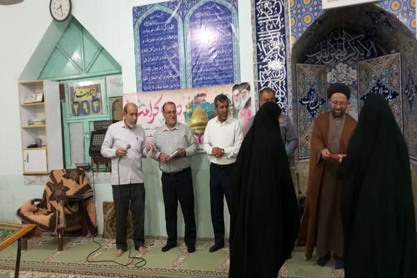 تجلیل از دختران هیات علی اکبر و پایگاه شهدا شبانکاره