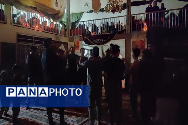 شام غریبان حسینی در مسجد جامع شهر بار