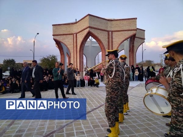 افتتاحیه المان شهدای گمنام شهر کندر