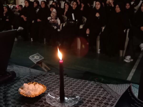 عزاداری دختران ورزشکاران شهر جعفریه به‌مناسبت شهادت حضرت فاطمه زهرا(س) 
