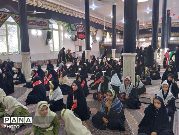 تجدید میثاق دانش‌آموزان شهر جعفریه با آرمان‌های رهبر شهید