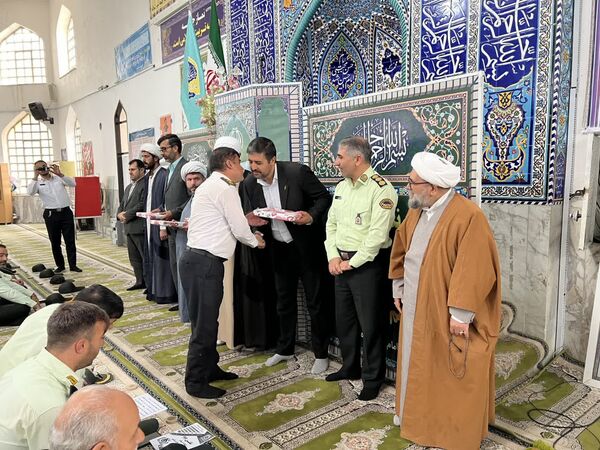 مراسم گرامیداشت هفته نیروی انتظامی در شهرستان سملقان
