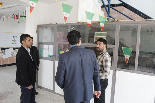 مانور بازگشایی مدارس در شهرستان گرمه 