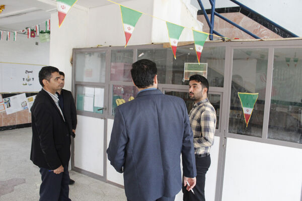 مانور بازگشایی مدارس در شهرستان گرمه 