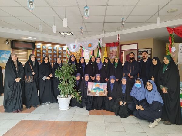 آخرین ایستگاه مدرسه انقلاب در مدرسه شاهد غدیر یک