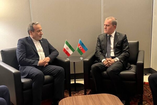 دیدار وزیر امور خارجه جمهوری آذربایجان با عراقچی در نیویورک