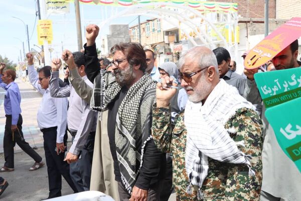 راهپیمایی روز قدس در قلعه‌گنج
