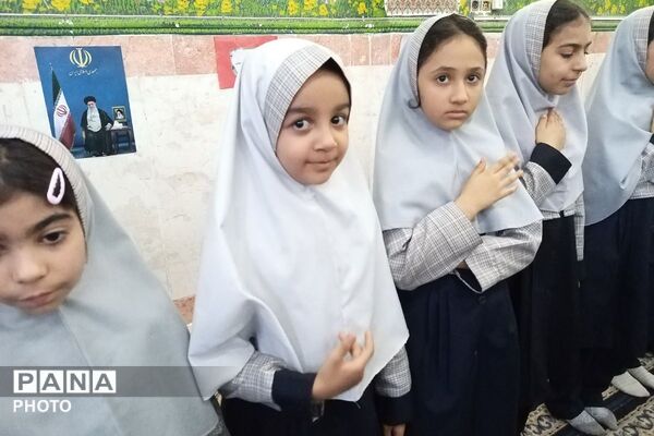 برپایی عزای بانوی دو عالم در دبستان شهید آقچه لو