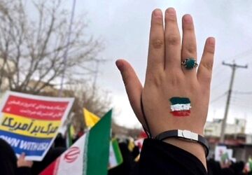 راهپیمایی ۲۲بهمن در طاقانک