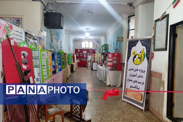 خلاقیت دانش‌آموزی در نمایشگاه جابر زیر ذره‌بین کارشناسان آموزش‌وپرورش قدس