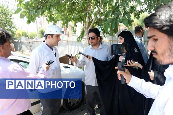 بازدید اصحاب رسانه قم از پروژه‌های در حال تکمیل شهرداری 