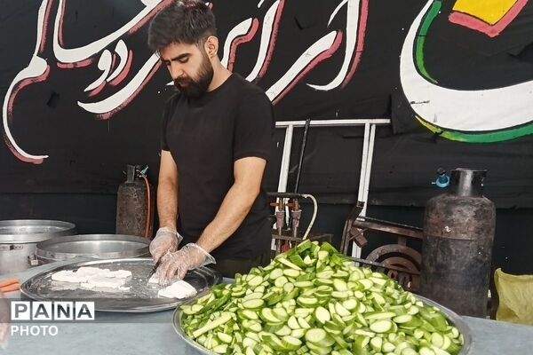 استقرار موکب‌های مردمی، دانش آموزی و خدمت‌رسان ارتش به زائران اربعین
