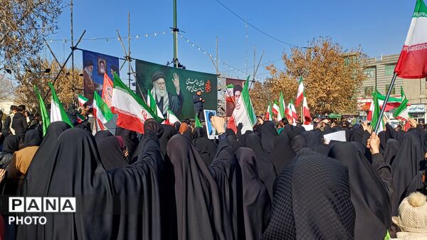  بیعت مردم رزن با سومین رهبر نظام مقدس جمهوری اسلامی ایران