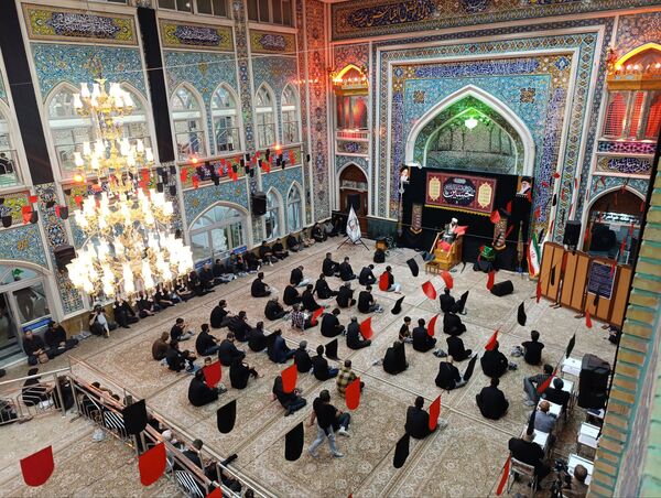 عزاداری شب یازدهم ماه محرم در تکیه ابوالفضلی 