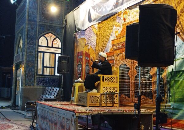 برگزاری مراسم شب دوم عزاداری ماه محرم در مسجد شهدای گمنام 