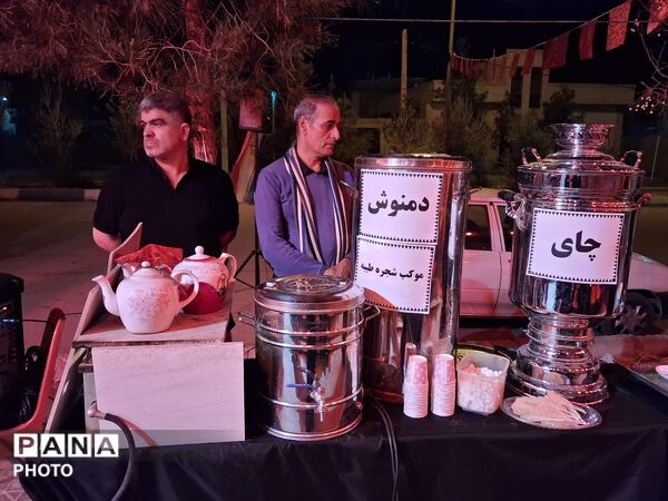 موکب شجره طیبه در دبستان دخترانه علمدارحسینی تفت