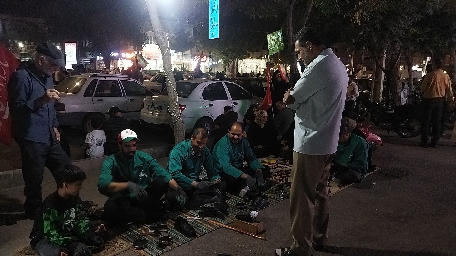موکب واکس صلواتی روستای کفکی در اجتماعات مردمی بلوار فضل نیشابور 