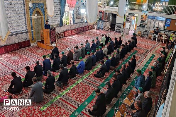 اقامه نماز عبادی سیاسی جمعه در مسجد جامع شهربار نیشابور