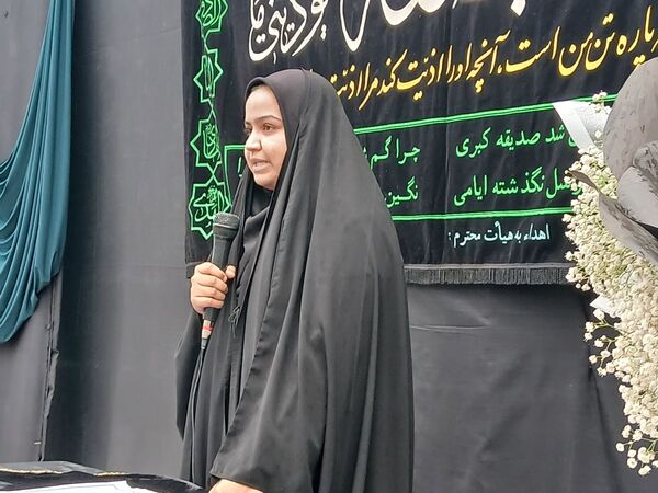 مراسم شهادت حضرت ام البنین در دبیرستان فاطمیه 