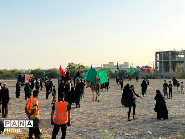 روایت حرکت کاروان عشق و وفاداری در میناب
