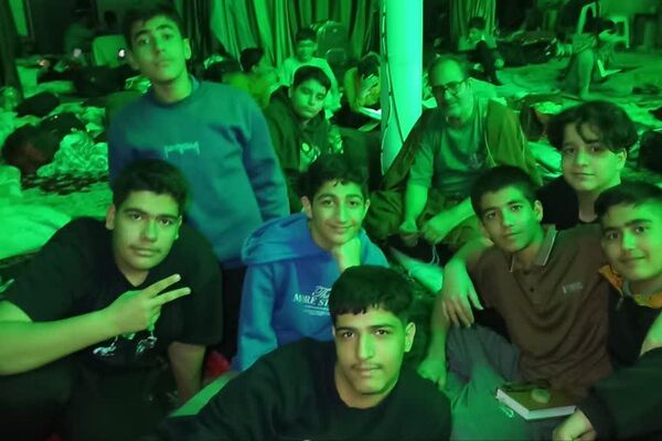اولین روز حضور پسران ناحیه دو شهرری در مراسم معنوی اعتکاف 