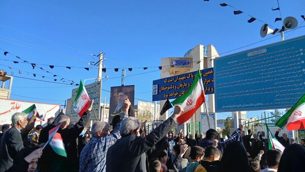 برگزاری مراسم راهپیمایی قدس در روستاهای صرم و جعفرآباد قم