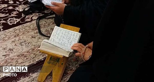 مراسم سومین شب قدر در روستای نقاب خلیل آباد