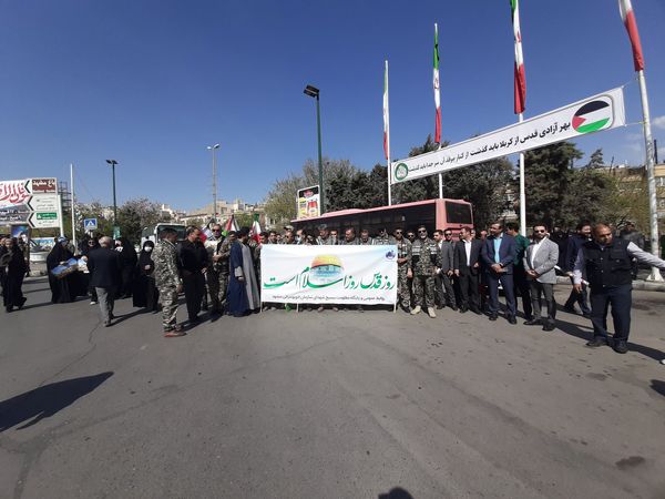 راهپیمایی روز جهانی قدس با حضور پرشور مردم مشهد