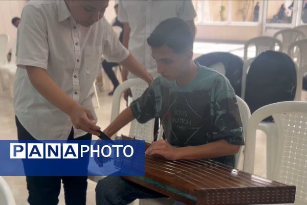 رقابتی از رنگ فرهنگ و هنر؛  هنرنمایی دانش‌آموزان در دیار شیخ جام