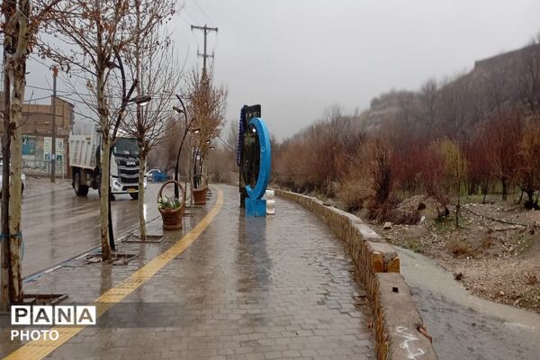  بارش باران در شهر بار 
