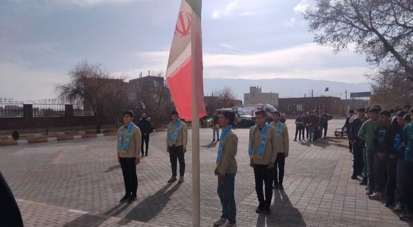 بیست و هفتمین مانور سراسری زلزله و ایمنی در هنرستان حاج حسن شهبازی اهر