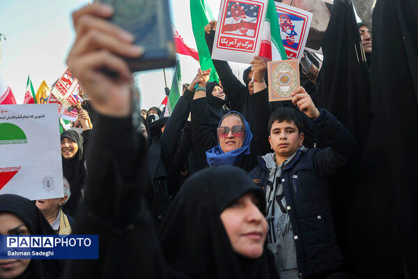راهپیمایی محکومیت اقدامات تروریستی آمریکا و رژیم صهیونیستی علیه ملت ایران - 3
