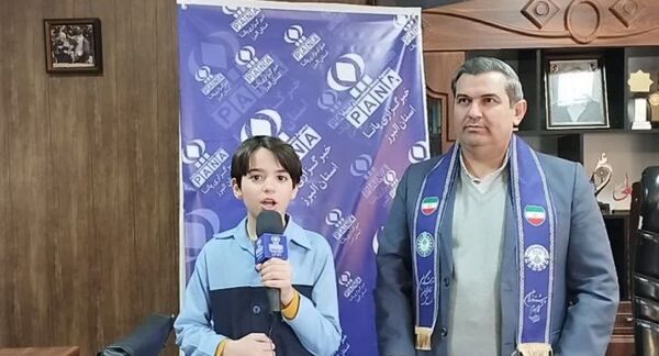 نشست خبری رئیس آموزش و پرورش ساوجبلاغ با خبرنگاران پانا 