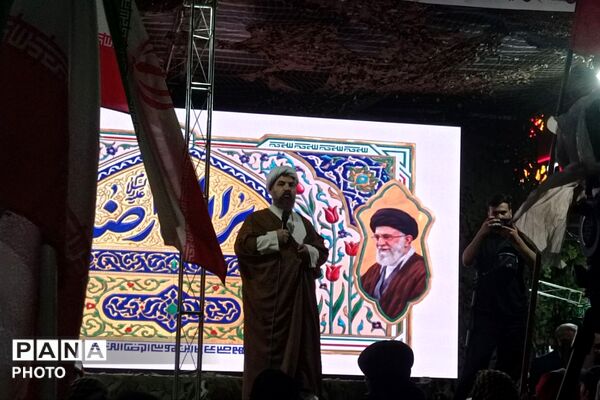 راهپیمایی شبانه مردم رباط‌کریم