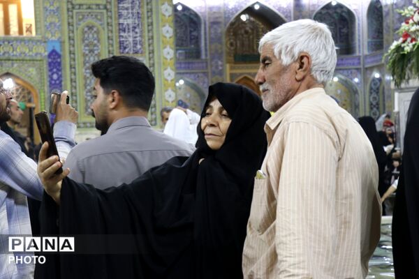 شام ولادت علی ابن موسی‌الرضا، در حریم رضوی