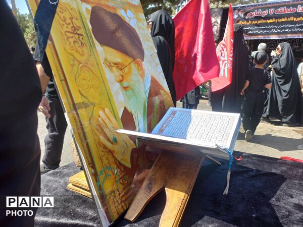 پیاده روی دلدادگان اربعین حسینی از امامزاده ابوتراب تا امامزاده محروق