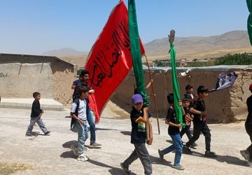 تاسوعای حسینی روستای کزگوه در قاب پانا 