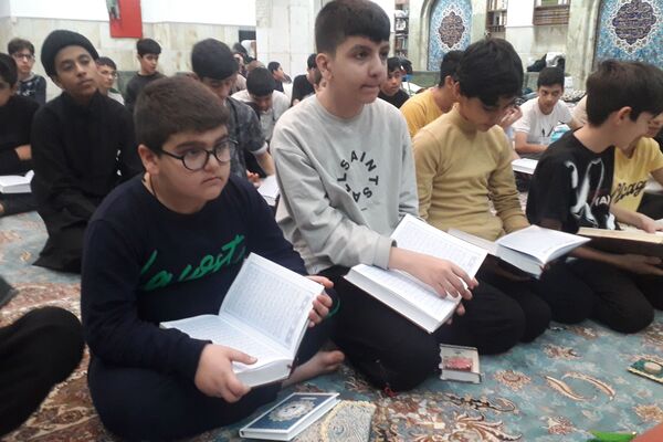 اعتکاف دانش‌آموزی شهرستان سنندج
