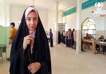 حضور درخشان مردم نصرآباد در پای صندوق‌های رای 