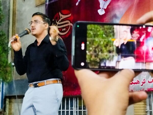 حضور فرهنگیان کاشمر در مراسم عزاداری محرم