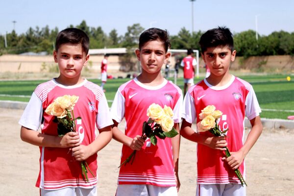آیین افتتاحیه بزرگترین زمین چمن مصنوعی آموزش و پرورش خراسان رضوی در حاشیه شهر مشهد 