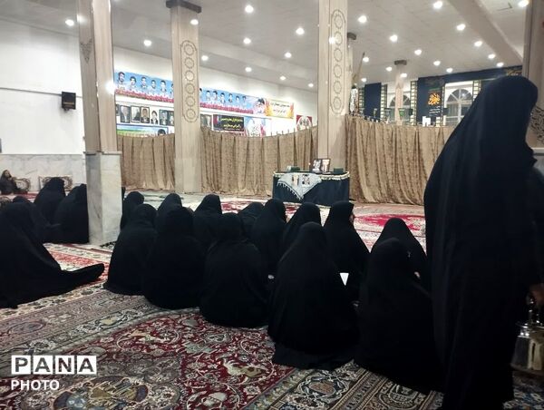 مراسم عزاداری شهادت رهبر معظم انقلاب در روستای مهدی آباد خلیل آباد