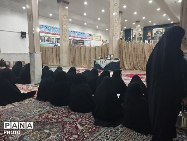 مراسم عزاداری شهادت رهبر معظم انقلاب در روستای مهدی آباد خلیل آباد