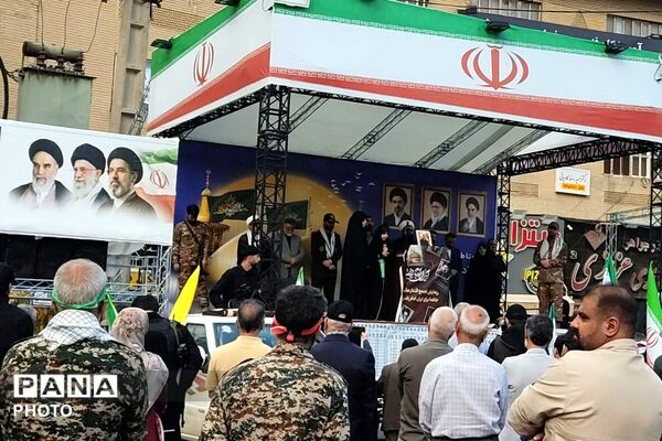 طنین لبیک به ایران امام‌رضایی؛ تجلی وحدت مدیران و بسیجیان در رزمایش بزرگ اقتدار