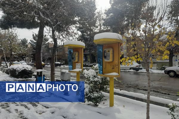 بارش اولین برف پاییزی و تعطیلی مدارس و ادارات استان خراسان رضوی