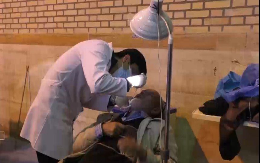 بیمارستان صحرایی در منطقه چم پلک شهرستان چگنی برپاشد