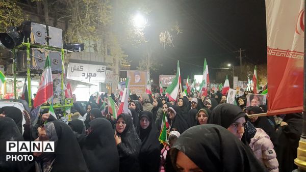جلوه هایی از حضور باشکوه مردم آشخانه در راهپیمایی